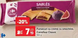 Carrefour Fursecuri cu cremă cu smochine, Carrefour Classic Ofertă