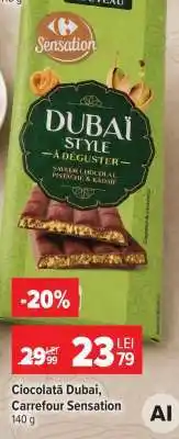 Carrefour Ciocolată Dubai, Carrefour Sensation Ofertă