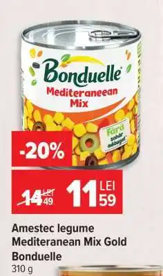 Carrefour Amestec legume Mediterranean Mix Gold Bonduelle Ofertă