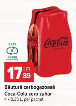 Carrefour Băutură carbogazoasă Coca-Cola Zero Zahăr Ofertă