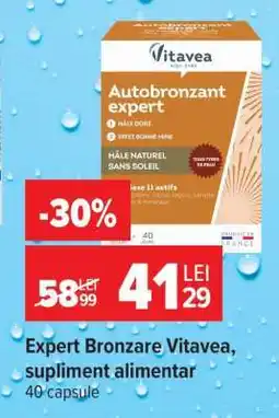 Carrefour Expert Bronzare Vitavea, supliment alimentar Ofertă