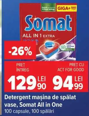 Carrefour Somat All in One Ofertă