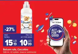 Carrefour Balsam rufe Coccolino Ofertă