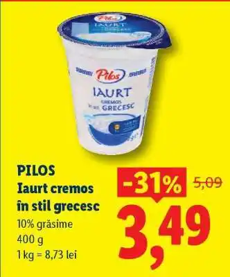 Pilos Iaurt cremos în stil grecesc