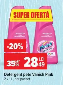 Carrefour Detergent pete Vanish Pink Ofertă