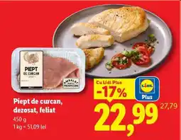 Lidl Piept de curcan dezosat, feliat Ofertă