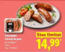 Lidl ITALIAMO Cârnați de porc Ofertă