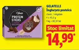 Lidl Gelatelli Înghețată proteică Ofertă