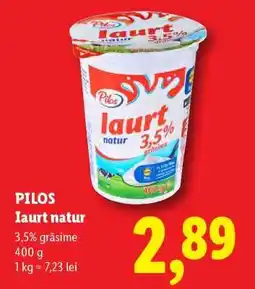 Lidl Pilos Iaurt natur Ofertă