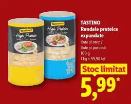 Lidl Tastino Rondele proteice expandate Ofertă