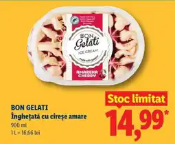 Lidl BON GELATI Înghețată cu cireșe amare Ofertă