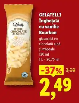 Lidl Gelatelli Înghețată cu vanilie Bourbon Ofertă