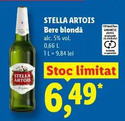 Lidl STELLA ARTOIS Bere blondă Ofertă
