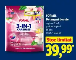Lidl FORMIL Detergent de rufe Ofertă