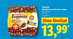 Lidl EUGENIA Biscuiți cu cacao și cremă cu lapte Ofertă