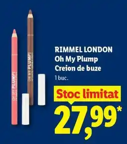 Lidl RIMMEL LONDON Oh My Plump Creion de buze Ofertă