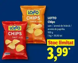 Lidl Lotto Chips Ofertă