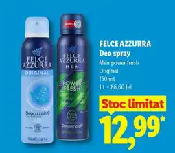 Lidl FELCE AZZURRA Deo spray Ofertă