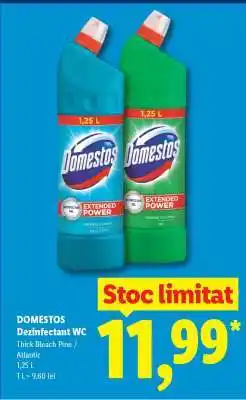 Lidl DOMESTOS Dezinfectant WC Ofertă