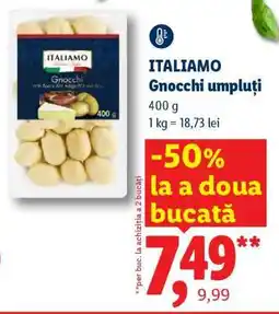 Lidl ITALIAMO Gnocchi umpluți Ofertă