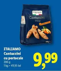 Lidl Italiamo Cantuccini cu portocale Ofertă