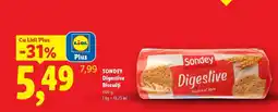 Lidl SONDEY Digestive Biscuiți Ofertă