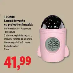 Lidl TRONIC Lampă de veghe cu proiecție și muzică Ofertă