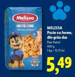 Lidl MELISSA Paste cu forme, din grâu dur Ofertă