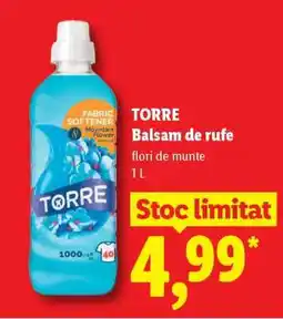 Lidl TORRE Balsam de rufe Ofertă