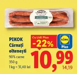 Lidl Pikok Cârnați Oltenești Ofertă