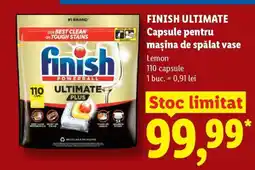 Lidl FINISH ULTIMATE Capsule pentru mașina de spălat vase Ofertă