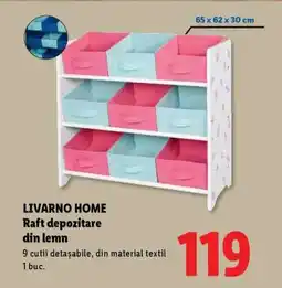 Lidl LIVARNO HOME Raft depozitare din lemn Ofertă