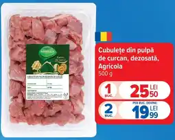Carrefour Agricola cubulete din pulpă de curcan dezosată Ofertă