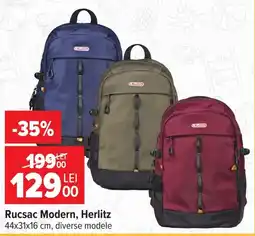 Carrefour Rucsac Modern, Herlitz Ofertă