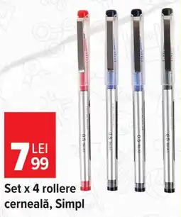 Carrefour Simpl rollere cerneală Ofertă