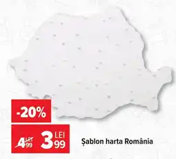 Carrefour Șablon harta România Ofertă