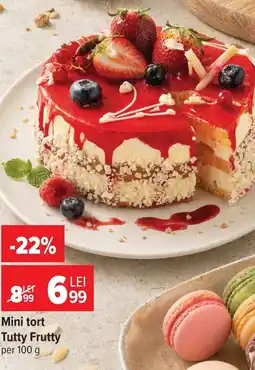 Carrefour Mini tort tutty frutty Ofertă