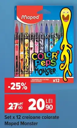 Carrefour Maped color' peps monster Ofertă