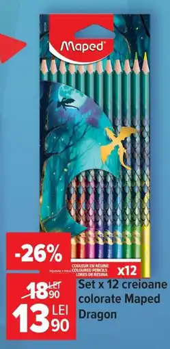 Carrefour Maped creioane colorate Ofertă