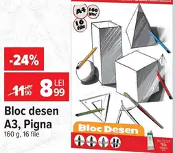 Carrefour Pigna bloc desen Ofertă