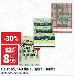 Carrefour Herlitz caiet a5 Ofertă