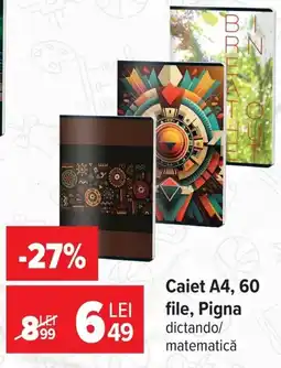 Carrefour Pigna caiet Ofertă