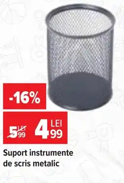Carrefour Suport instrumente de scris metalic Ofertă