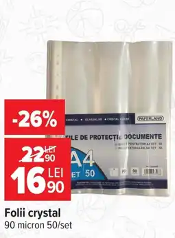 Carrefour Paperland folii de protecție documente Ofertă
