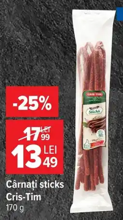 Carrefour Carnați sticks Cris-Tim Ofertă