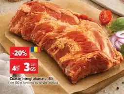 Carrefour Coaste întregi afumate Elit Ofertă