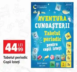 Carrefour Royal Society of Chemistry Aventura Cunoașterii Tabelul periodic pentru copii isteți Ofertă