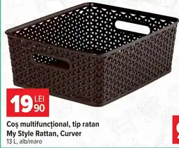 Carrefour Curver coș multifuncțional tip ratan Ofertă