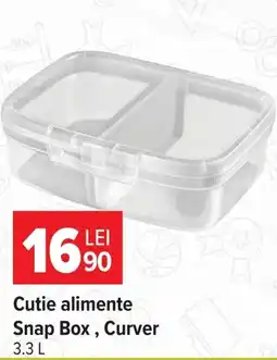 Carrefour Curver cutie alimente snap box Ofertă