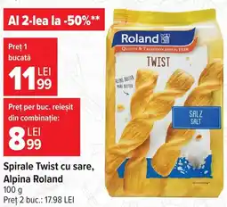 Carrefour Alpina Roland spirale twist Ofertă
